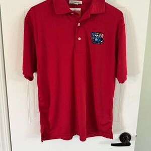 Trash Panda Red Men's Polo Shirt